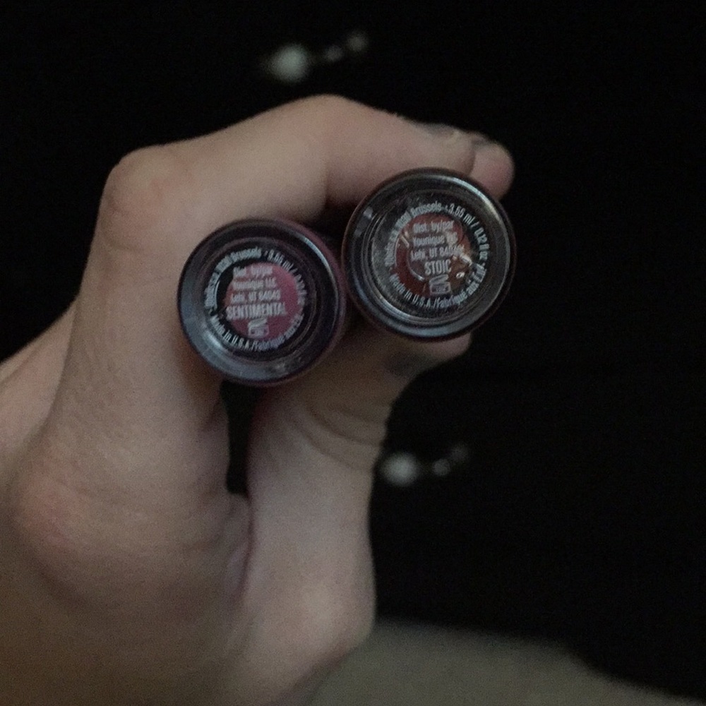 ONLY stoic and 3 lip stains available